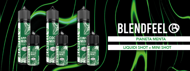 Linea Pianeta Menta Liquidi Shot 20ml e Mini Shot 10ml Blendfeel